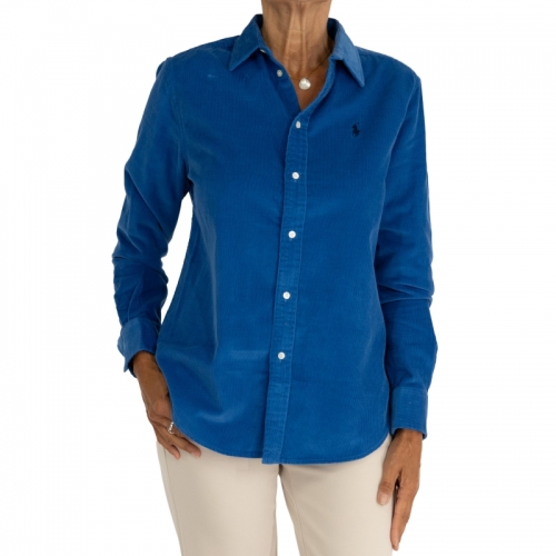 BUTTON FRONT SHIRT - DAKOTA BLUE