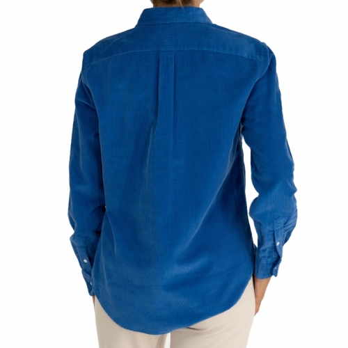 BUTTON FRONT SHIRT - DAKOTA BLUE