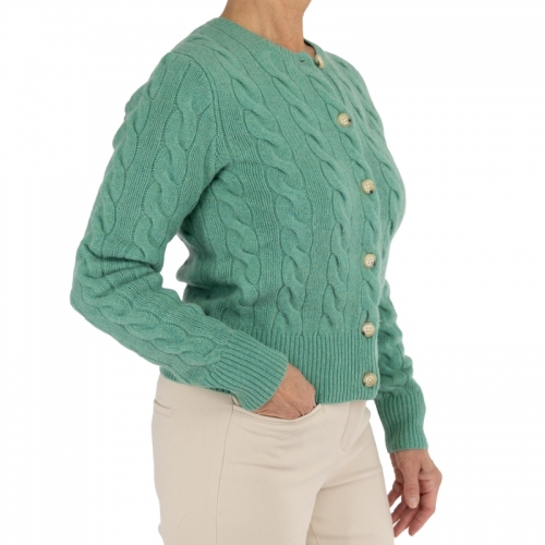 CARDIGAN - SPRING GREEN