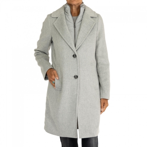 Skylar Coat soft grey heath