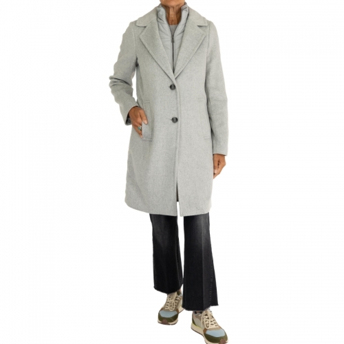 Skylar Coat soft grey heath