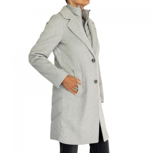 Skylar Coat soft grey heath